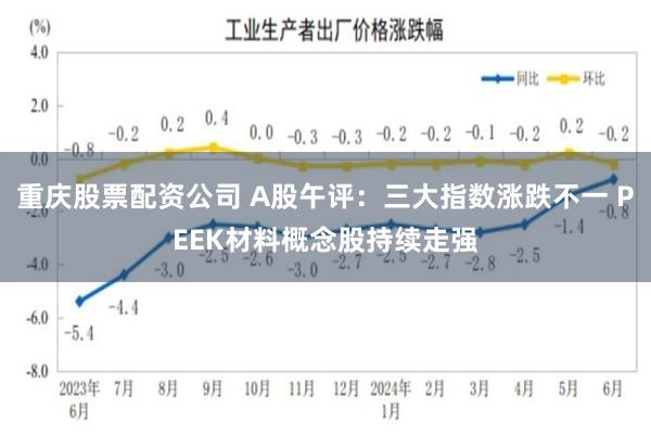 重庆股票配资公司 A股午评：三大指数涨跌不一 PEEK材料概念股持续走强