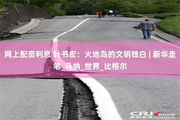 网上配资利息 叶书宏：火地岛的文明独白 | 新华走笔_马纳_世界_比格尔