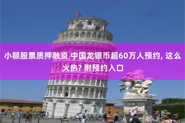 小额股票质押融资 中国龙银币超60万人预约, 这么火热? 附预约入口